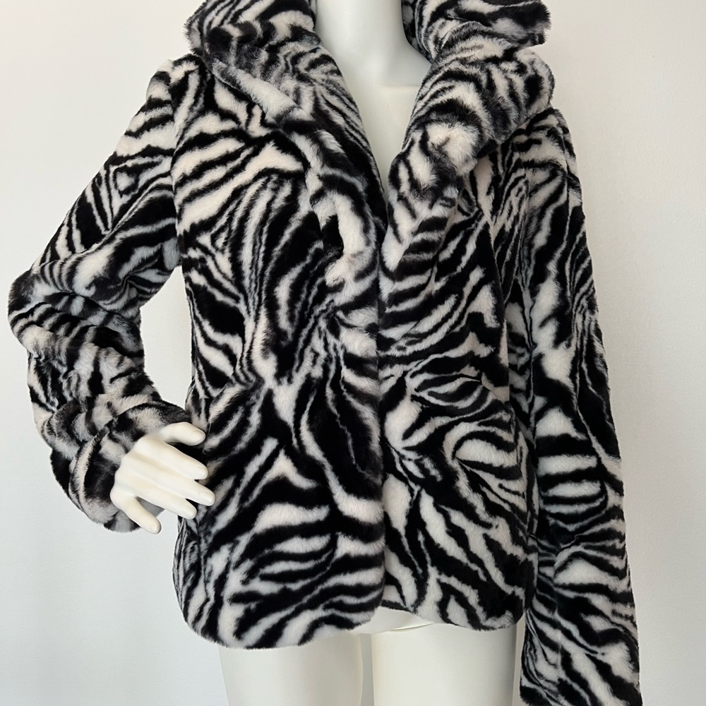 INC faux fur coat Medium